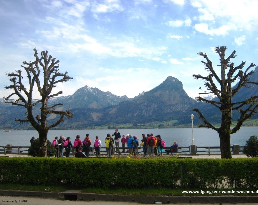 Wanderparadies Wolfgangsee: Pressewanderung 2016