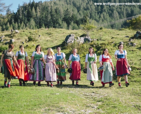 Wanderdamen Fotoshooting 09/2016 Zwölferhorn St. Gilgen am Wolfgangsee