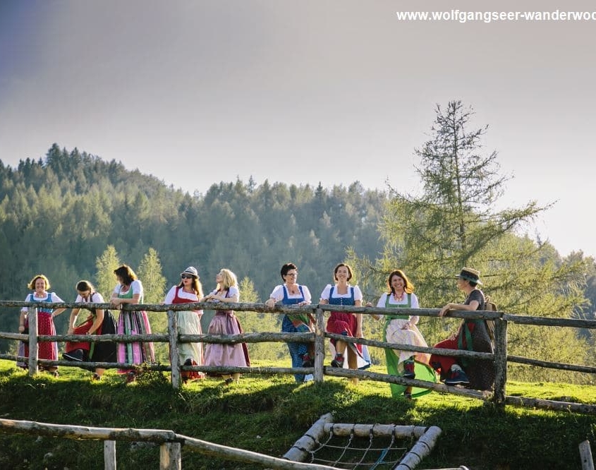 Wanderdamen Fotoshooting 09/2016 Zwölferhorn St. Gilgen am Wolfgangsee