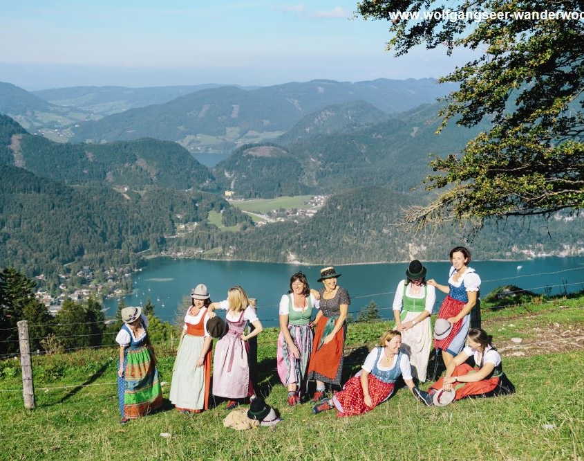 Wanderdamen Fotoshooting 09/2016 Zwölferhorn St. Gilgen am Wolfgangsee